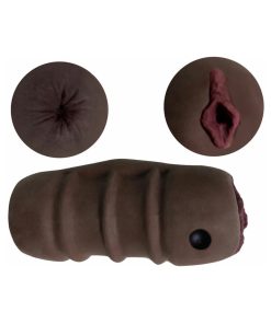 Curve Toys Mistress Perfect Fuck Double Trouble Bffs Elina & Nadia Vibrating Stroker Brown