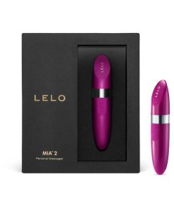 Lelo Mia 2 Rechargeable Lipstick Vibrator Deep Rose