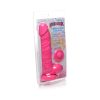 Curve Toys Lollicock 7 In. Silicone Dildo With Balls & Suction Cup Cherry