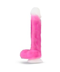 Neo Elite Roxy 8 In. Silicone Gyrating Dildo With Balls Pink