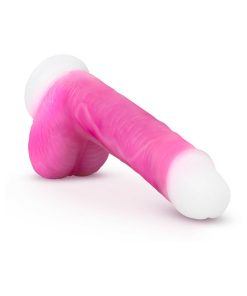 Neo Elite Roxy 8 In. Silicone Gyrating Dildo With Balls Pink