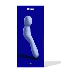 Dame Com Silicone Wand Vibrator – Rechargeable & Waterproof Periwinkle