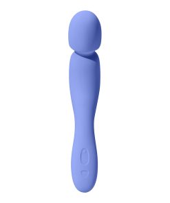 Dame Com Silicone Wand Vibrator – Rechargeable & Waterproof Periwinkle