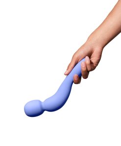 Dame Com Silicone Wand Vibrator – Rechargeable & Waterproof Periwinkle