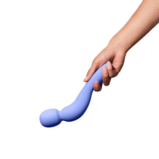 Dame Com Silicone Wand Vibrator – Rechargeable & Waterproof Periwinkle - Image 4