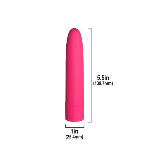 Simple & True Eezy Pleezy Classic Vibrator 5.5 In. Pink - Image 6