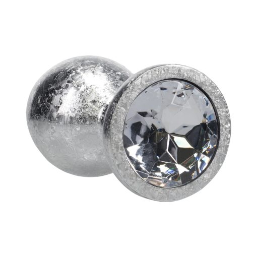 Silver Metal Anal Plug Set – New York Collection Jeweled 3-Piece Luxury Kit - Image 4