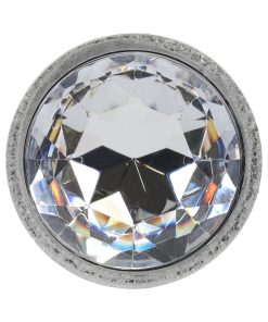 Silver Metal Anal Plug Set – New York Collection Jeweled 3-Piece Luxury Kit