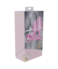 Ouch! International Paris Collection Metal Anal Plug Set Pink