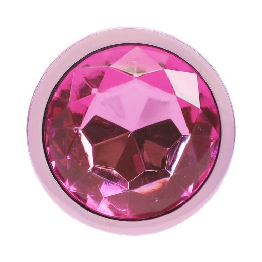 Metal Anal Plug Set – Pink Jeweled 3-Piece Aluminum Paris Collection - Image 5