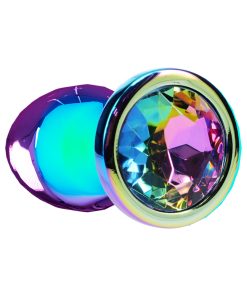 Iridescent Anal Plug Set – Venice Collection Metal Jeweled 3-Piece Trio