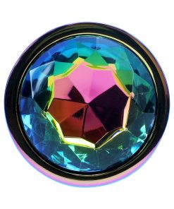 Iridescent Anal Plug Set – Venice Collection Metal Jeweled 3-Piece Trio