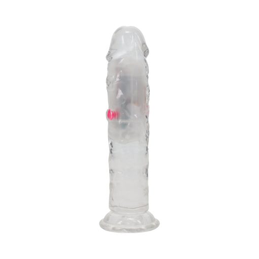 Vibrating Dildo 6 Inch – Clear Remote Control Suction Rechargeable Dildo - Image 2