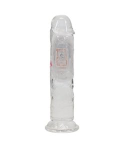 Vibrating Dildo 6 Inch – Clear Remote Control Suction Rechargeable Dildo