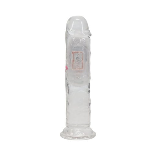 Vibrating Dildo 6 Inch – Clear Remote Control Suction Rechargeable Dildo - Image 3