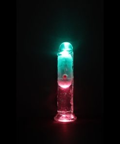 Vibrating Dildo 6 Inch – Clear Remote Control Suction Rechargeable Dildo