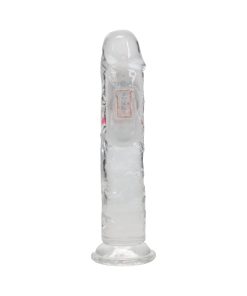 Vibrating Dildo 7 Inch – Clear Remote Control Suction Rechargeable Dildo