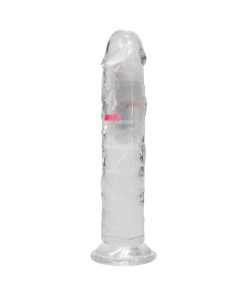 Vibrating Dildo 7 Inch – Clear Remote Control Suction Rechargeable Dildo