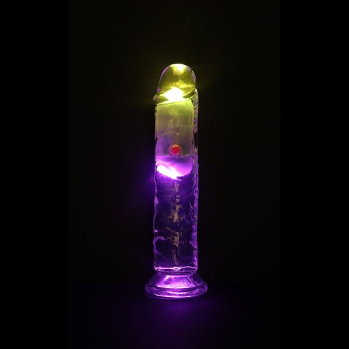 Vibrating Dildo 7 Inch – Clear Remote Control Suction Rechargeable Dildo - Image 6