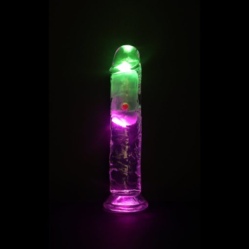 Vibrating Dildo 7 Inch – Clear Remote Control Suction Rechargeable Dildo - Image 7