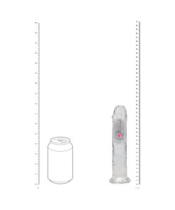 Vibrating Dildo 7 Inch – Clear Remote Control Suction Rechargeable Dildo