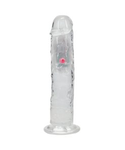 Vibrating Dildo 8 Inch – Wireless Rechargeable Clear Realistic Suction Toy