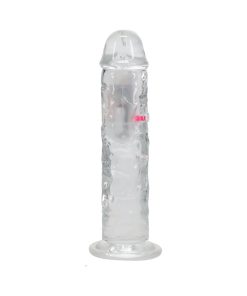 Vibrating Dildo 8 Inch – Wireless Rechargeable Clear Realistic Suction Toy