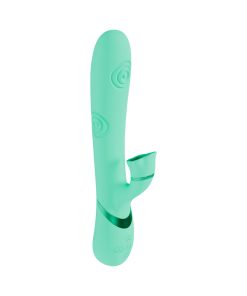 G-Spot and Clit Vibrator – VIVE Fiore Air Wave & Tapping Stimulator Green
