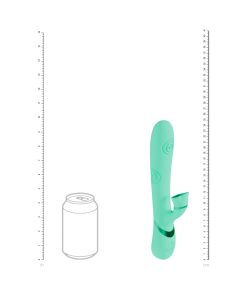 G-Spot and Clit Vibrator – VIVE Fiore Air Wave & Tapping Stimulator Green