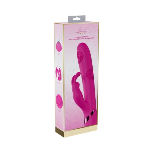 VIVE Mimi Pink G-Spot Tapping Rabbit Vibrator – Rechargeable & Waterproof