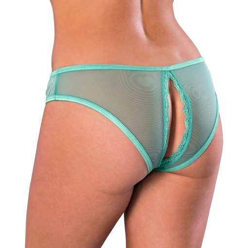 Magic Silk Sweetums Crotchless Panty Mint S/M - Image 2