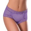 Magic Silk Sweetums Cheeky Hipster Boy Short Grape L/Xl