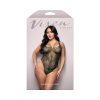 Fantasy Lingerie Vixen Seamless Lace Teddy Green – Queen Size 14–18