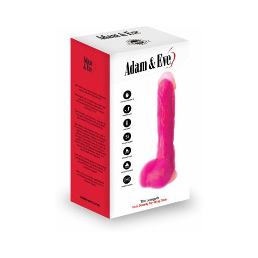 Adam & Eve Squiggler Thrusting Dual Density Gyrating Dildo
