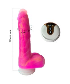 Adam & Eve Squiggler Thrusting Dual Density Gyrating Dildo