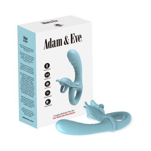 Adam & Eve Couples Butterfly Play Set – 4-in-1 Rabbit & Clit Vibrators