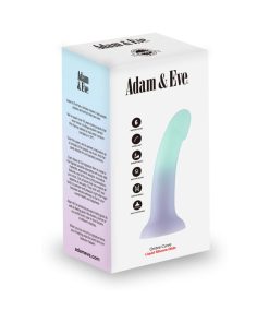 Adam & Eve Ombre Curve Liquid Silicone Dildo