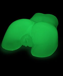 Adam & Eve Glow-In-The-Dark Peek-A-Booty Dual Entry Masturbator