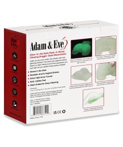 Adam & Eve Glow-In-The-Dark Peek-A-Booty Dual Entry Masturbator