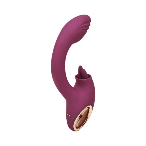 Adam & Eve Dual Stimulating Clit Tickler Vibrator in Rose Gold - Image 3