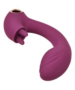 Adam & Eve Dual Stimulating Clit Tickler Vibrator in Rose Gold