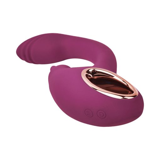Adam & Eve Dual Stimulating Clit Tickler Vibrator in Rose Gold - Image 5