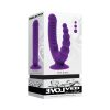 Double-ended silicone sex toy with suction cup and remote – The Rider
