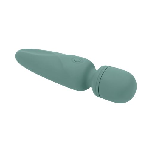 Evolved Rumble Wand Rechargeable Vibrating Mini Wand Silicone Green - Image 6