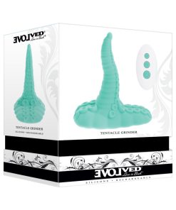 Evolved Tentacle Grinder Rechargeable Vibrating Grinding Silicone Teal