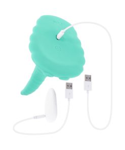 Evolved Tentacle Grinder Rechargeable Vibrating Grinding Silicone Teal