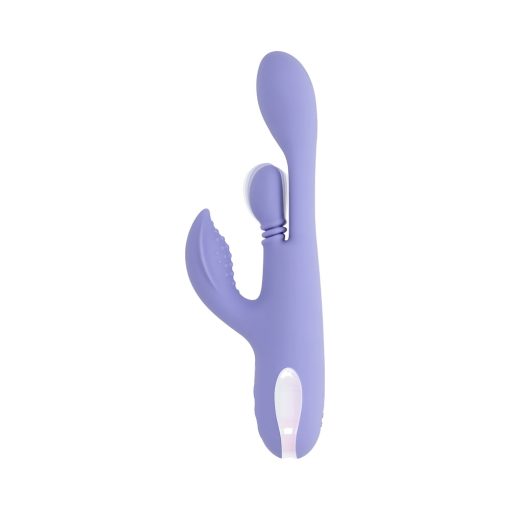 Playboy Nubbin Rubbin Dual Stimulator Vibe – Purple Silicone Rechargeable - Image 2