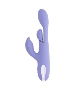 Playboy Nubbin Rubbin Dual Stimulator Vibe – Purple Silicone Rechargeable