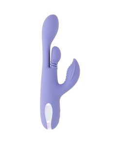Playboy Nubbin Rubbin Dual Stimulator Vibe – Purple Silicone Rechargeable