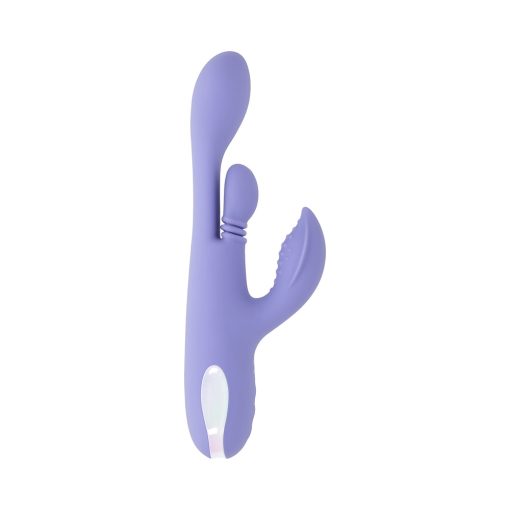 Playboy Nubbin Rubbin Dual Stimulator Vibe – Purple Silicone Rechargeable - Image 6